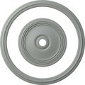 Ekena Millwork 41 3/4-in. OD x 35 1/4-in. ID Ceiling Ring with 24-in. OD Ceiling Medallion Diane Accent Kit CRM41TR24DI